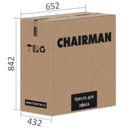 Кресло руководителя CHAIRMAN 505 NEW экокожа Черный