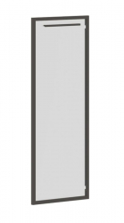 Дверь шкафа правая EDIS EDRG 42-1 R Бронза тонированная серая Vjrrj