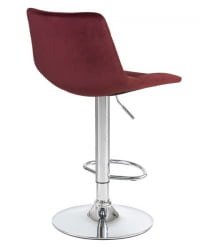 Стул барный ДОБРИН ТАИЛОР (винный велюр (МДЖ9-35)) 2 шт / DOBRIN TAILOR (MJ9-35))