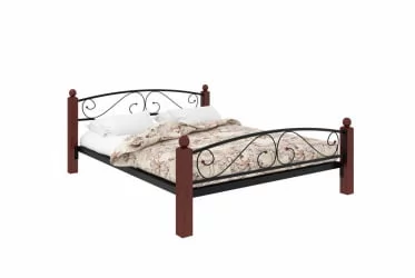 Кровать Вероника Lux plus 1200х1900 Синяя