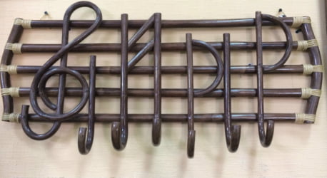 Вешалка Мелодия 25/04 венге матовый Вешалка Мелодия 25/04 венге матовый