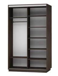 Шкаф-купе двухдверный Экспресс Дуо 1400х2400х Улица/Венге / 1400х2400h