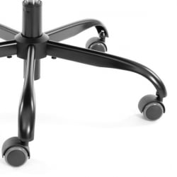 Кресло Arena metalBL ткань,велюр, серый/черный, KUB 05/TW-11/35