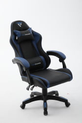 Кресло спортивное ТопЧаирс Шадов черно-синий / TopChairs Shadow