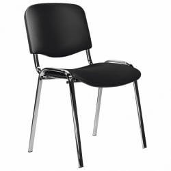 Стул STAFF Iso Lite CF-008, хром, кожзам черный (Z-11) Стул STAFF Iso Lite CF-008, хром, кожзам черный (Z-11)