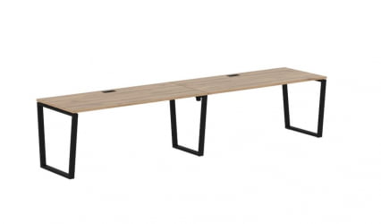 Бенч-система ЕДИС ЕВВСТ 3580 Дуб Денвер светлый Черный / EDIS EVWST