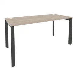 Стол рабочий на П-образном м/к ОНИКС О.МП-СП-4.7 Дуб Аттик/Антрацит / ONIX O.MP-SP-4.7
