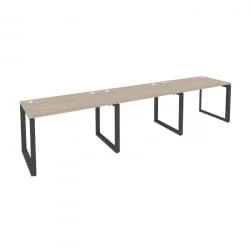 Рабочая станция на О-образном м/к ОНИКС О.МО-РС-3.2.7 Дуб Аттик/Антрацит / ONIX O.MO-RS-3.2.7