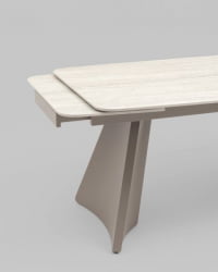 Стол обеденный Eliora 160-240*90 серая керамика