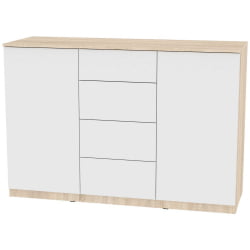 Комод К-93кс135кс45-1-ПО(ДСС-Белый) / K-93x135x45-1-PO(ДСС-Белый)