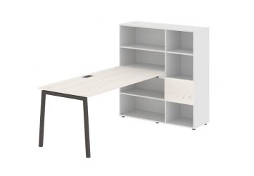 Рабочая станция EDIS ELRST 1217 Ясень Траун Мокко Белый