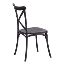 Стул для кухни CROSS (mod. PL24) пластик, 48 х 58 х 89 см, Black (черный) 05