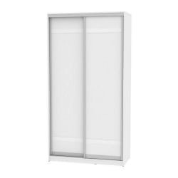 Белый шкаф-купе в спальню Б-220х120х60-2(Белый-Д9Д9) / B-220х120х60-2(Белый-D9D9)