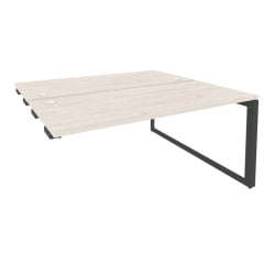 Стол-приставка двойной на О-образном м/к к опорым элем. ONIX O.MO-D.SPR-4.7 Денвер Светлый/Антрацит