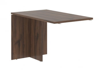 Брифинг-приставка ЕДИС ЕДБ 1167 Дуб Денвер темный Белый / EDIS EDB