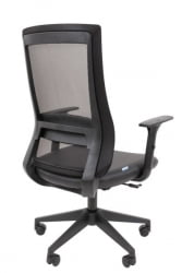 Офисное кресло CХАИРМАН 500 ЛТ (ЛТ) ЭКО Б/П экокожа Черный / CHAIRMAN (LT)