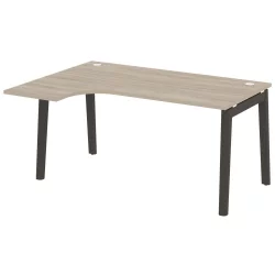 Стол эргономичный левый ONIX WOOD OW.SA-4(L) Дуб Аттик/Темный