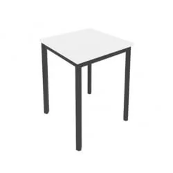 Стол письменный на металлокаркасе СЛИМ СЙСТЕМ С.СП-1.1 Белый-Антрацит / SLIM SYSTEM