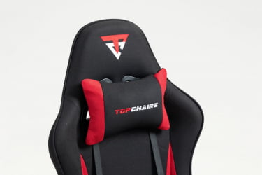 Кресло спортивное ТопЧаирс Пхантом черно-красный / TopChairs Phantom