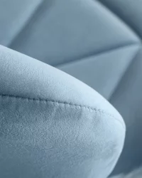 Стул барный ДОБРИН БАРНЙ Пудрово-голубой велюр МДЖ9-74 / DOBRIN BARNY MJ9-74