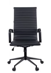 Кресло руководителя Everprof Rio Black T экокожа Черный