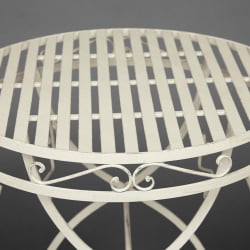 Комплект (стол + 2 стула) Сеcрет де Маисон ПАЛЛАДИО (мод. ПЛ08-8668/8669) белый антик (антикуе вхите) / Secret de Maison PALLADIO (mod. PL08-8668/8669) (antique white)