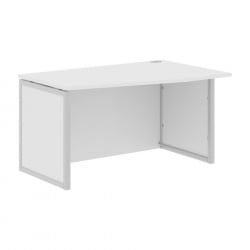 Стол письменный правый КСТЕН-КП КСКПCТ 149Х Р Белый Серый / XTEN-QP XQPCT 149H R