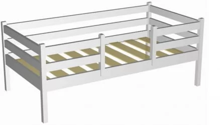 Бортик для деткой кровати RooRoom VK-22с Серый