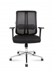 Кресло офисное Тема Хром 2Д ЛБ / Тема Хроме 2Д ЛБ 216Б-Хроме-2Д-Б-ББ / 2D LB Tema Chrome 2D LB 216B-Chrome-2D-B-BB