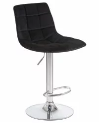 Стул барный DOBRIN TAILOR Черный велюр MJ9-101