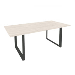 Стол переговорный на О-образном м/к ОНИКС О.МО-ПРГ-19 Денвер Светлый/Антрацит / ONIX O.MO-PRG-19