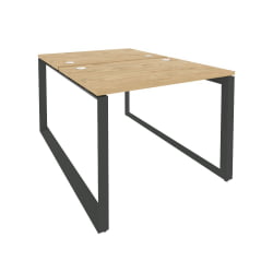 Рабочая станция на О-образном м/к ОНИКС О.МО-Д.РС-2.1.7 Тиквуд Светлый/Антрацит / ONIX O.MO-D.RS-2.1.7