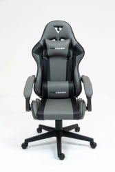 Кресло спортивное ТопЧаирс Коммандер серо-черный / TopChairs Commander