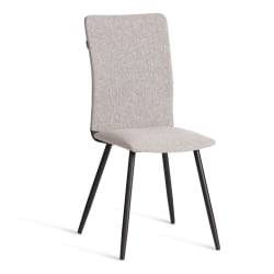 Металлический стул La Rousse NEW, ткань рогожка, серый/черный, 3M 16/2, 45x55x93 см