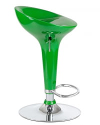 Стул барный ДОБРИН БОМБА (зеленый металлик) 2 шт / DOBRIN BOMBA