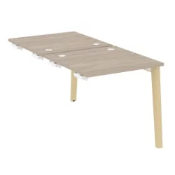 Стол-приставка двойной к опорным элементам ОНИКС ВООД ОВ.Д.СПР-0.8 Дуб Аттик/Светлый / ONIX WOOD OW.D.SPR-0.8