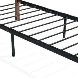Кровать AT-915 дерево гевея/металл, 90*200 см (Single bed), красный дуб/черный Кровать AT-915 дерево гевея/металл, 90*200 см (Single bed), красный дуб/черный