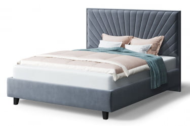 Кровать Леона, 2000 кс 1200 мм, серый / x