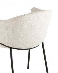 Стул Брасе букле Белый / Brace