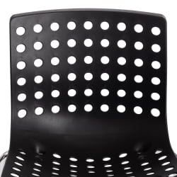 Стул СКАЛБЕРГ (мод. C-084-А) металл/пластик, 46 х 56 х 79 см, Блаcк (черный) / Хроме (хром) / SKALBERG (mod. C-084-A) Black Chrome