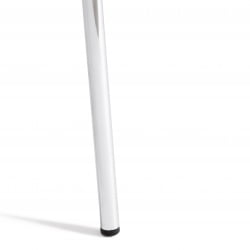 Стул SKALBERG (mod. C-084-A) металл/пластик, 46 х 56 х 79 см, Grey (серый) / Chrome (хром)