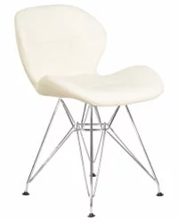 Стул обеденный DOBRIN BUTTERFLY CHROME Кремовый