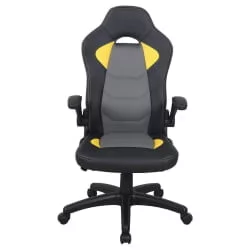 Кресло компьютерное BRABIX Skill GM-005 Черное/желтое