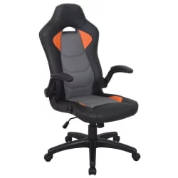 Кресло компьютерное BRABIX Skill GM-005 Черное/оранжевое