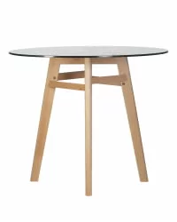 Круглый стол из стекла DOBRIN ALBERT 90 GLASS
