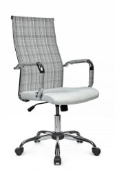 Кресло Art RCH 6017H Серо-белый
