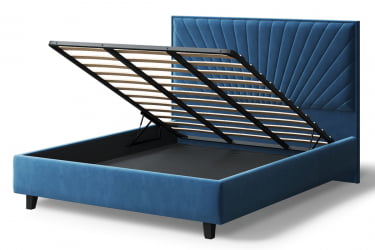 Кровать Леона, 2000 кс 1400 мм, синий / x