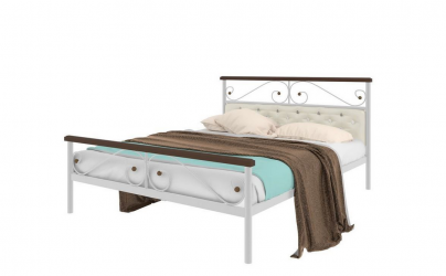 Кровать Эсмеральда plus мягкая 1800х1900 Белая