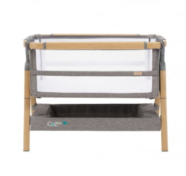 Кровать-трансформер приставная Tutti Bambini (Тутти Бамбини) CoZee XL 120*60 см Oak/Charcoal 211209/3590