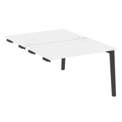 Стол-приставка двойной к опорным элементам ONIX WOOD OW.D.SPR-2.8 Белый Бриллиант/Темный